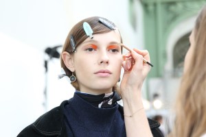 Backstage at Mugler RTW Fall 2016