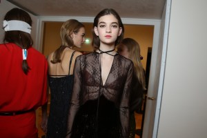 Backstage at Nina Ricci RTW Fall 2016