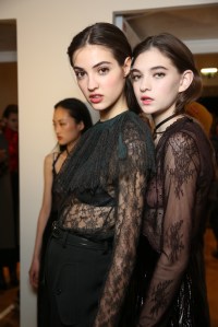Backstage at Nina Ricci RTW Fall 2016