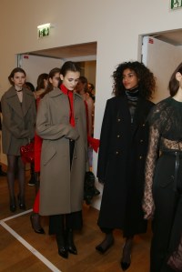 Backstage at Nina Ricci RTW Fall 2016