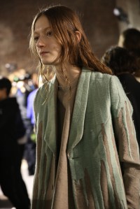 Backstage at Rick Owens RTW Fall 2016