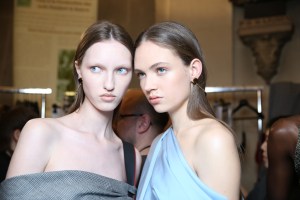 Backstage at Vionnet RTW Fall 2016