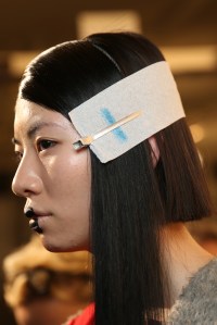 Backstage at Yohji Yamamoto RTW Fall 2016