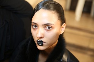 Backstage at Yohji Yamamoto RTW Fall 2016