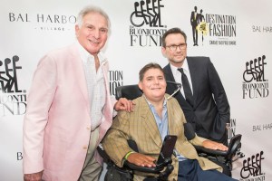 Nick and Marc Buoniconti with Christian Slater.
