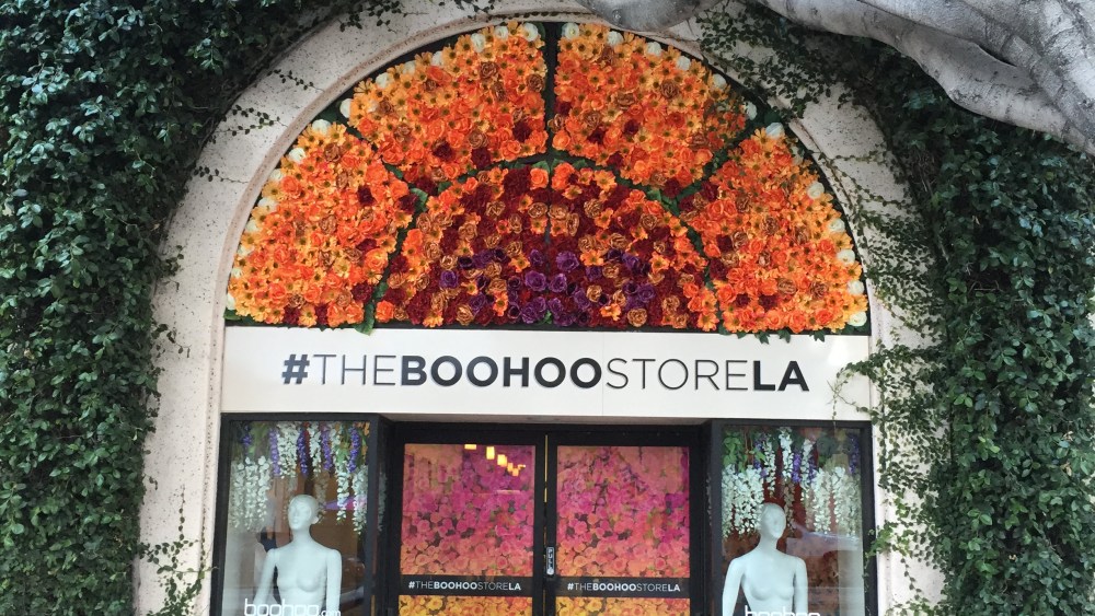 Boohoo Los Angeles pop-up space