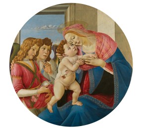 The Virgin and Child with Two Angels by Sandro Botticelli