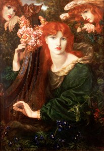 La Ghirlandata 1873 by Dante Gabriel Rossetti