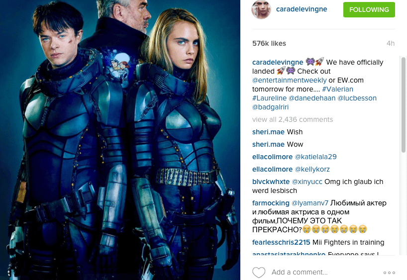 Cara Delevingne Valerian