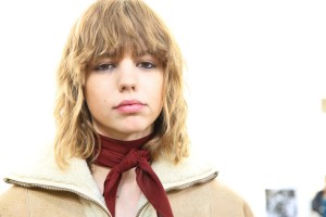 Backstage at Chloé RTW Fall 2016