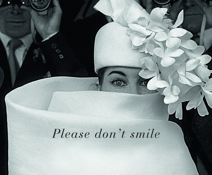The cover of Frank Horvat’s book Please Don’t Smile, featuring a Givenchy hat, from Please Don’t Smile