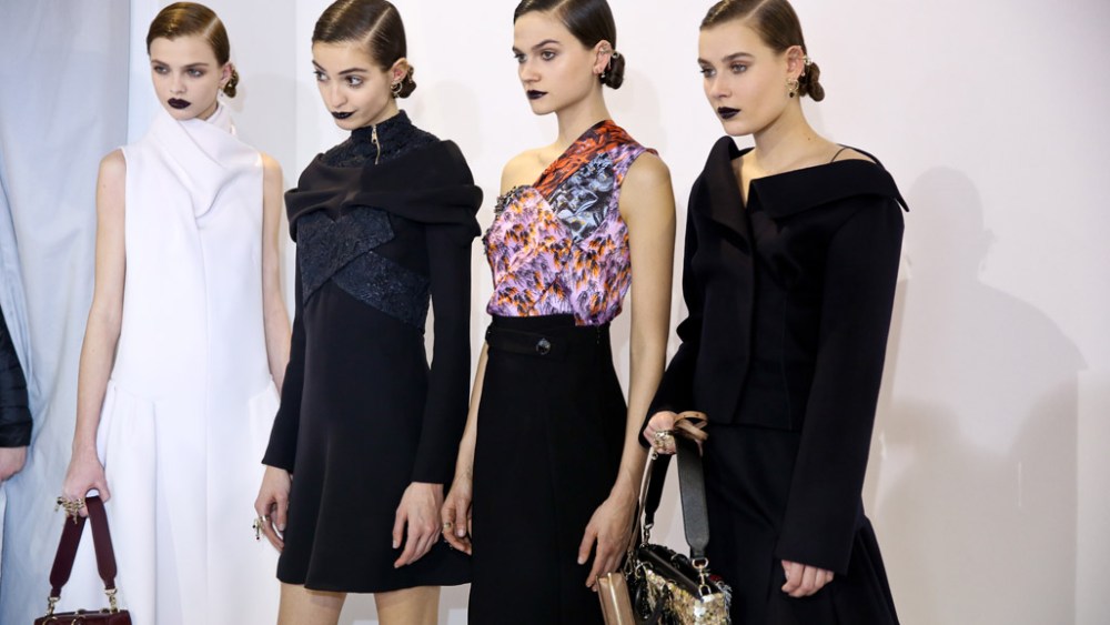Backstage at Christian Dior RTW Fall 2016