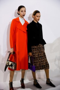 Backstage at Christian Dior RTW Fall 2016