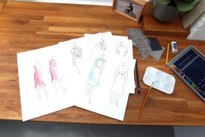 Sketches by Kemal Harris.