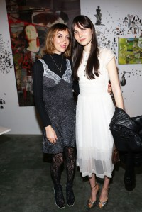 Gia Coppola with Lily Stewart in Rodarte.