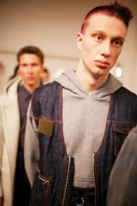 Backstage at the Gosha Fall 2016 show