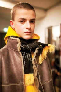 Backstage at the Gosha Fall 2016 show