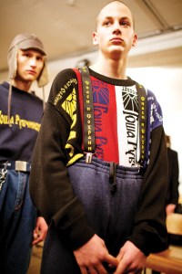 Backstage at the Gosha Fall 2016 show