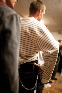 Backstage at the Gosha Fall 2016 show