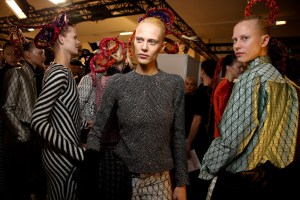 Backstage at Haider Ackermann RTW Fall 2016