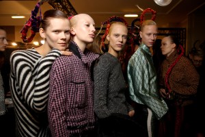 Backstage at Haider Ackermann RTW Fall 2016