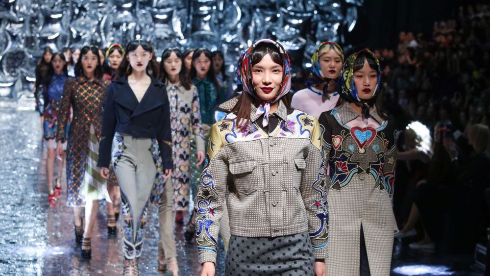 The Mary Katrantzou show in Beijing