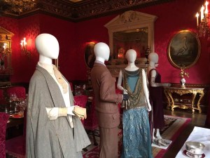 Downton Abbey costumes on display