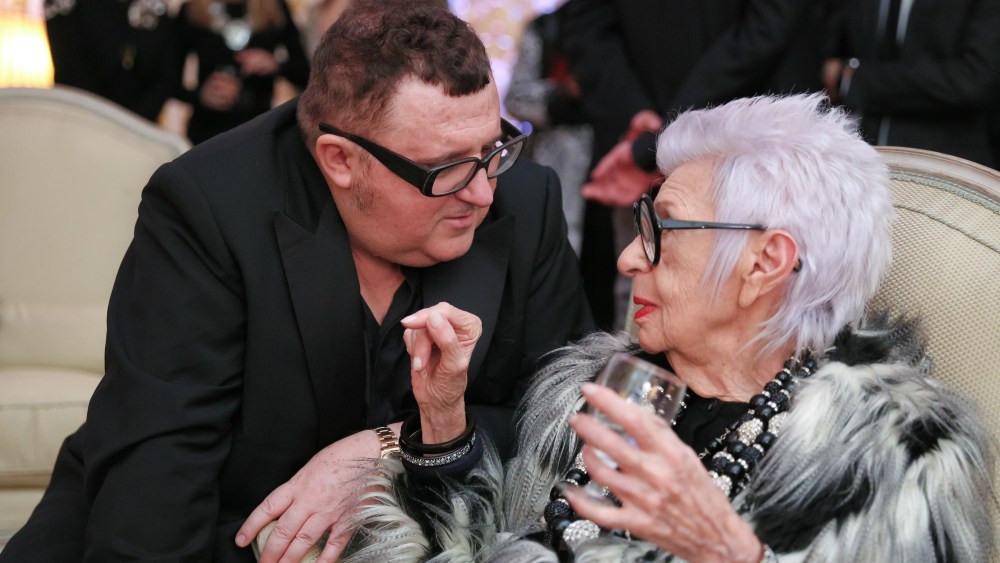 Alber Elbaz and Iris Apfel