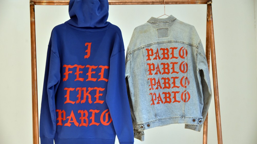 The scene at Kanye West's "The Life of Pablo" pop-up store in SoHo.