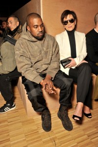 Kanye West and Kris Jenner