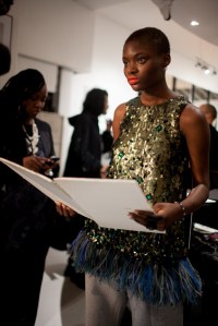 Backstage at Koché RTW Fall 2016
