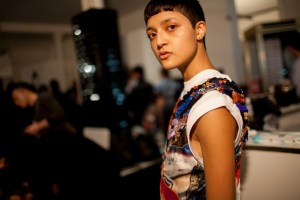 Backstage at Koché RTW Fall 2016