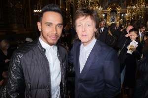 Lewis Hamilton Paul McCartney