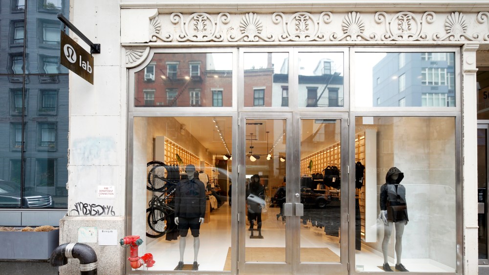 Lululemon's Lab store on Bond Street in New York City.