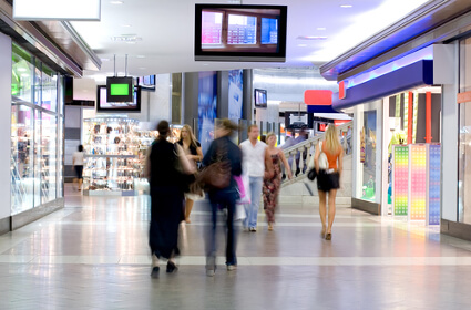 mall shoppers