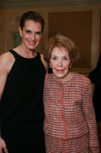 Nancy Reagan Brooke Shields