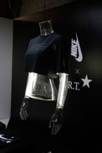 A look from the Riccardo Tisci's NikeLab x RT: Training Redefined capsule collection