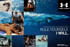 Michael Phelps featured in Under Armour's "Rule Yourself" campaign