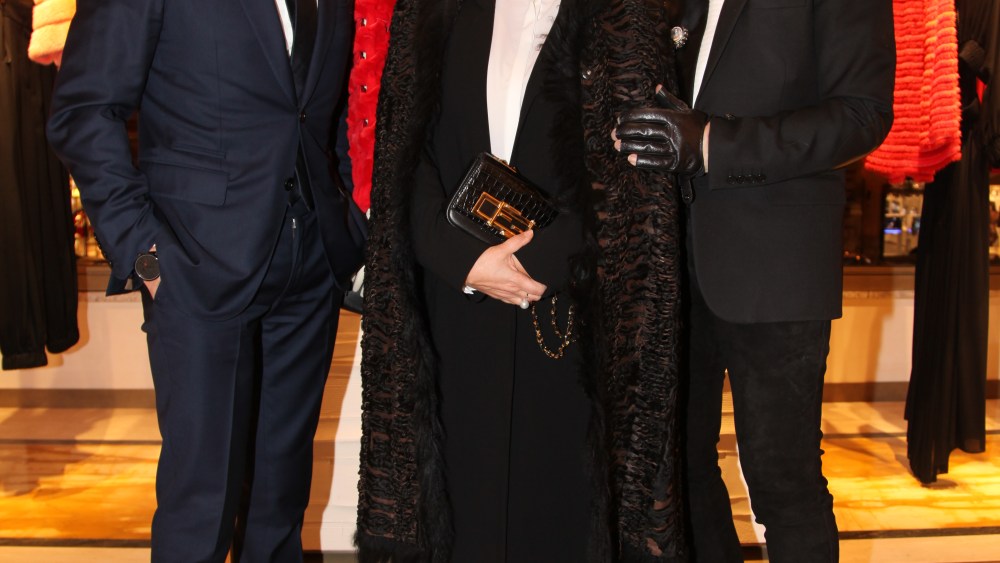 Pietro Beccari, Silvia Venturini Fendi, Karl Lagerfeld