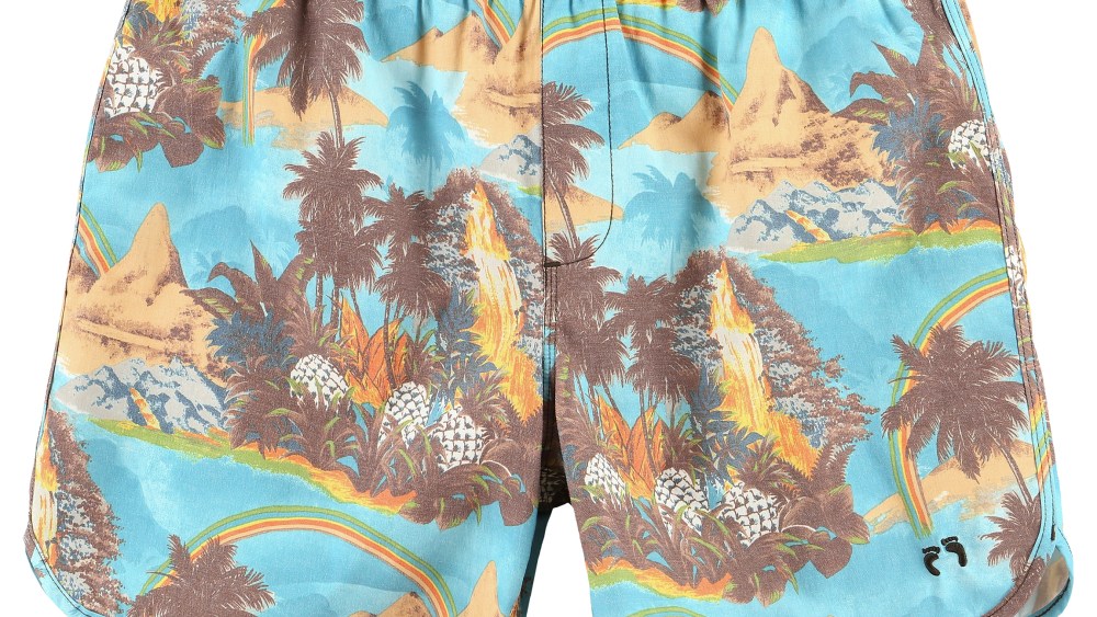 A retro volley short from the Hang Ten capsule collection for Urban Outfiters.