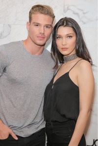 Bella Hadid and Matthew Noszka Joe's Jeans x Bella Hadid Campaign Launch