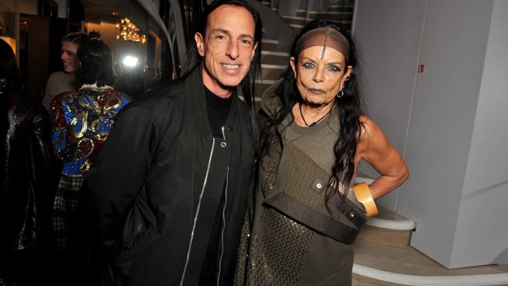 Rick Owens and Michele Lamy