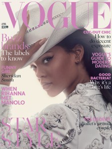 Rihanna British Vogue Rihanna x Manolo Blahnik Collection