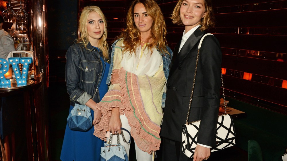 Roger Vivier Prismick Denim By Camille Seydoux Dinner
