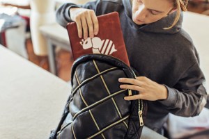 A visual from SCAD's student-designed capsule collection.