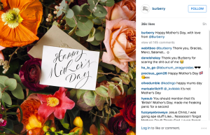 @burberry mother's day 2016