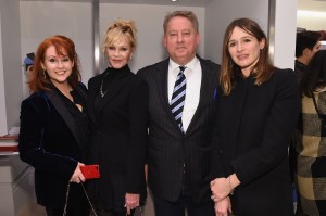 Tracy Griffith, Melanie Griffith, Mark Daley and Emily Mortimer.