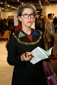 At the Armory Show.