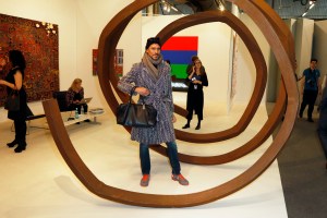 At the Armory Show.