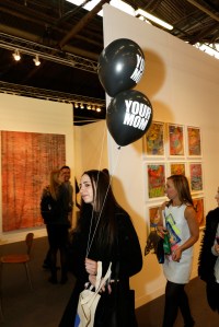 At the Armory Show.